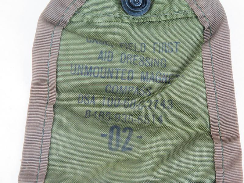 Cold War Vietnam M1967 compass and 1st aid pouch - 1968