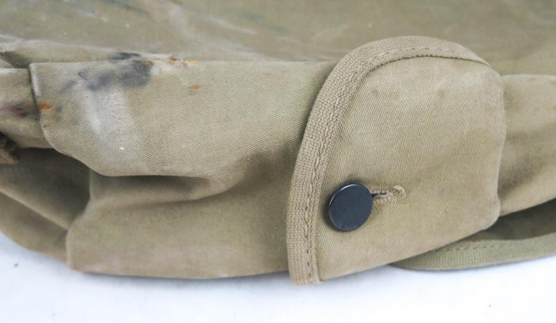 WW2 US army M1936 musette bag with shoulder strap - rubberised 1942