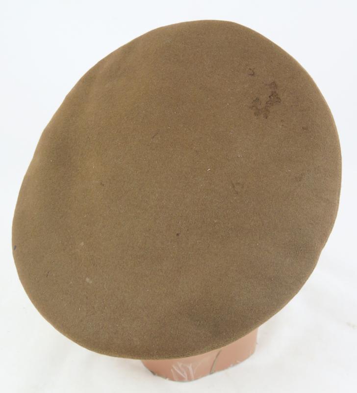 WW2 US army air force officers brown service cap - Luxenberg, New York