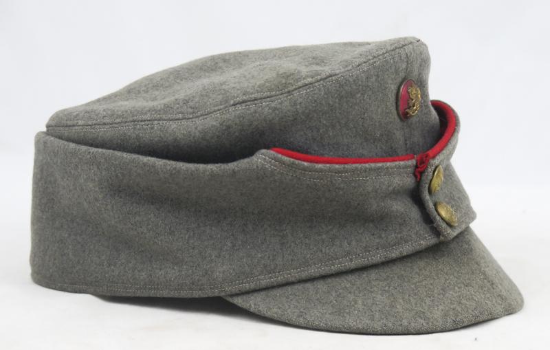 WW2 Finnish army artillery officers M36 field cap - winter version