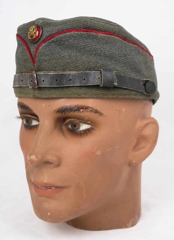 WW2 Finnish army artillery officers M39 summer cap