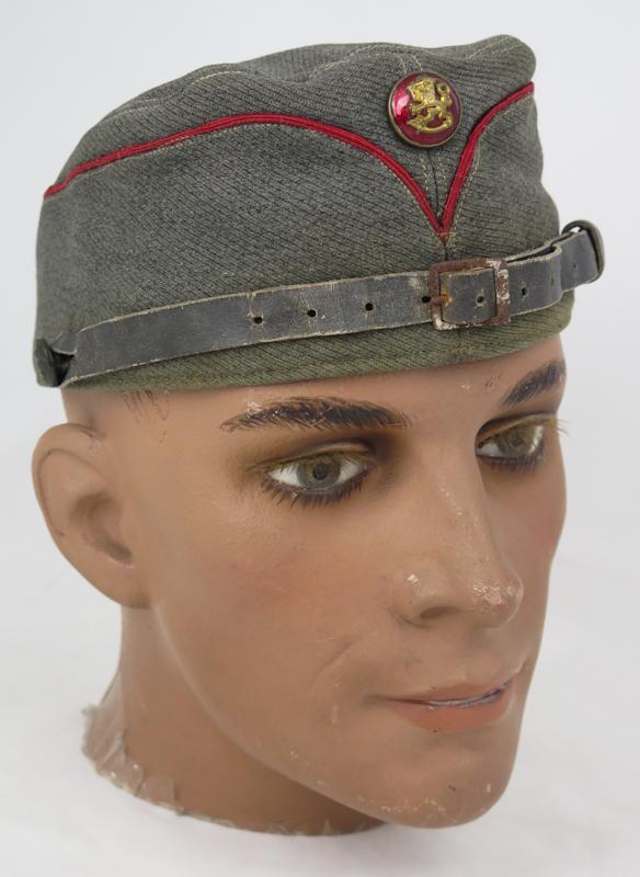 WW2 Finnish army artillery officers M39 summer cap