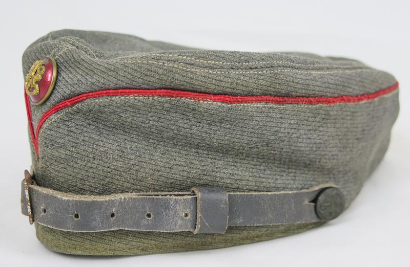 WW2 Finnish army artillery officers M39 summer cap