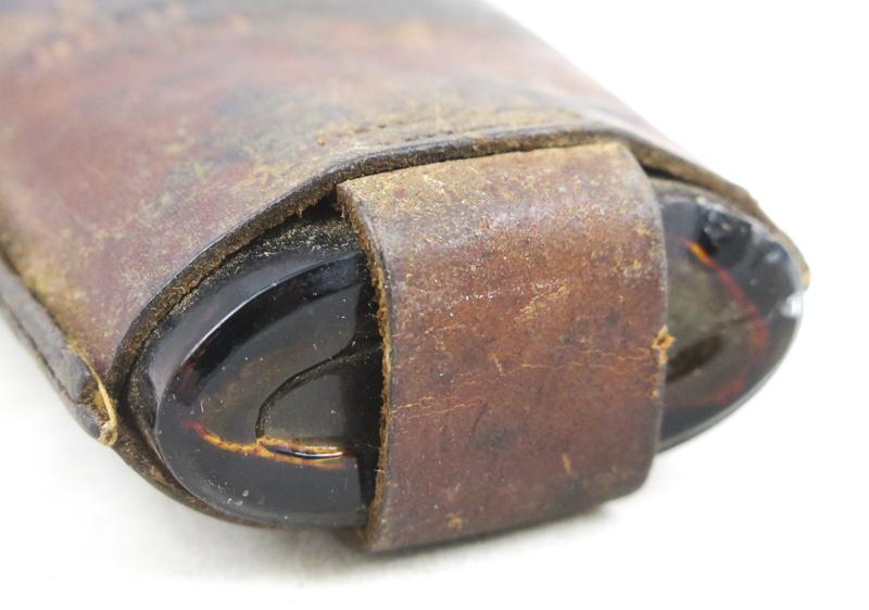 WW2 Finnish Pikiöljy insect repellent pouch and bottle