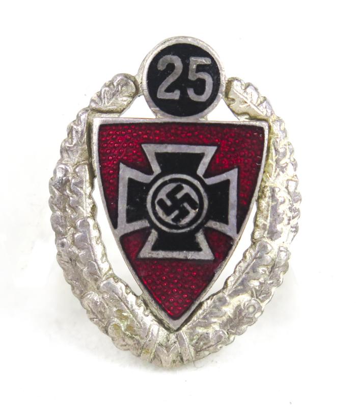 WW2 German NSRKB 25 years membership badge