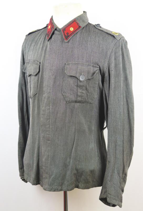 WW2 Finnish army M36 summer blouse - variant cloth