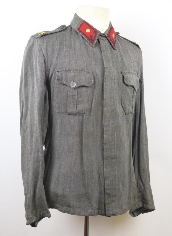 WW2 Finnish army M36 summer blouse - variant cloth