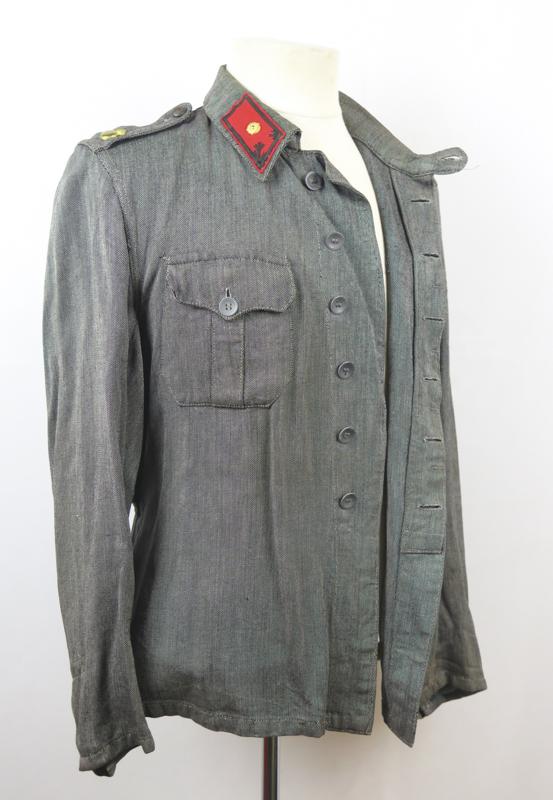 WW2 Finnish army M36 summer blouse - variant cloth