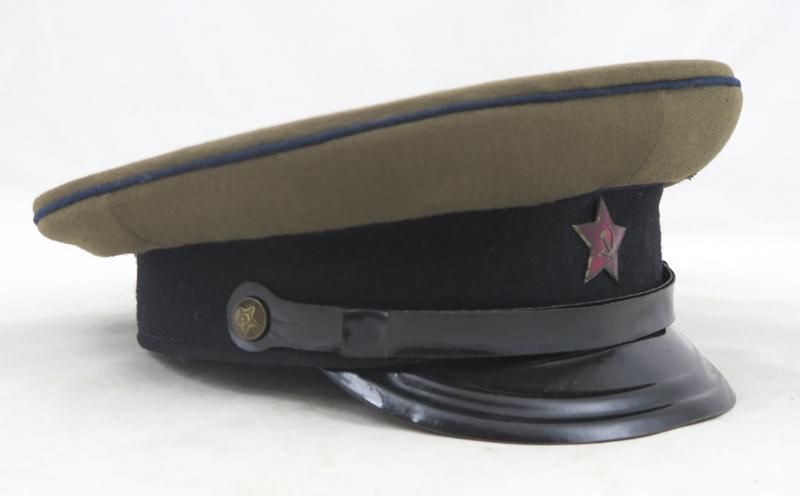 Cold war Soviet army M1955 visor cap technical troops 1969