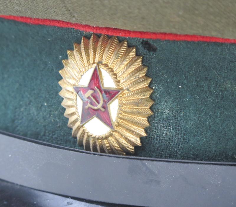 Cold War Soviet army M1955 Medical Vetenerian Admin branch officers visor cap