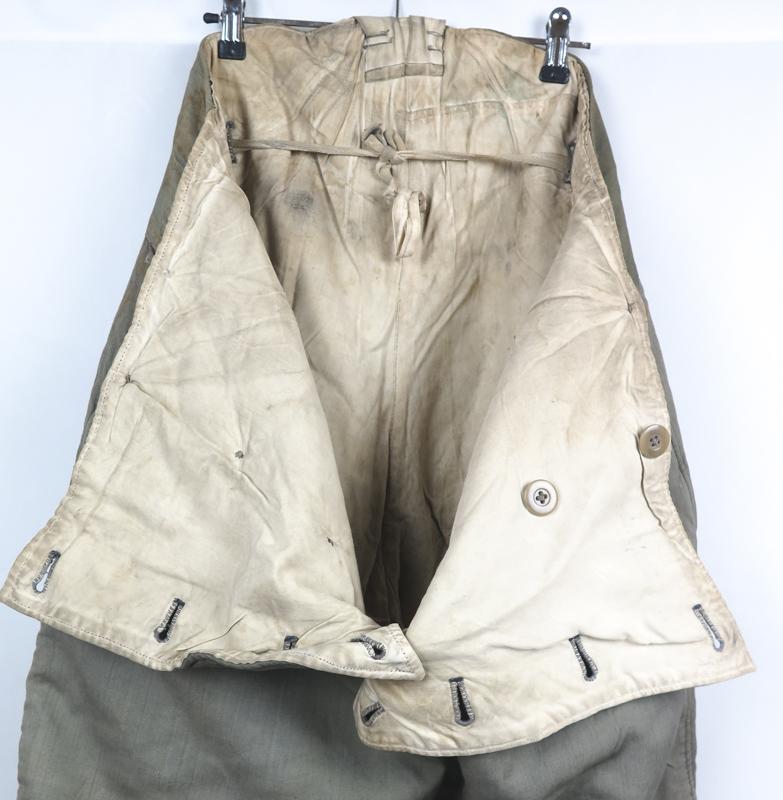 WW2 German Wehrmacht Grey reversible winter trousers