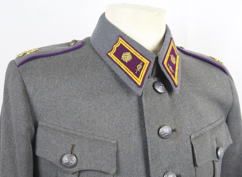 WW2 Finnish army M36 field jacket - signals engineer major