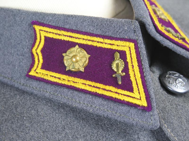 WW2 Finnish army M36 field jacket - signals engineer major