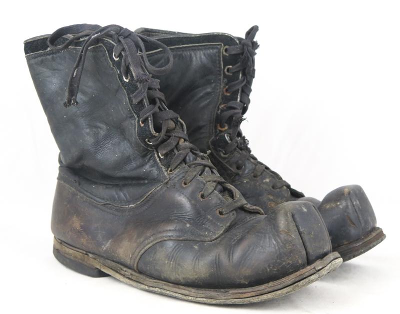 WW2 Finnish army Ski boots - leather