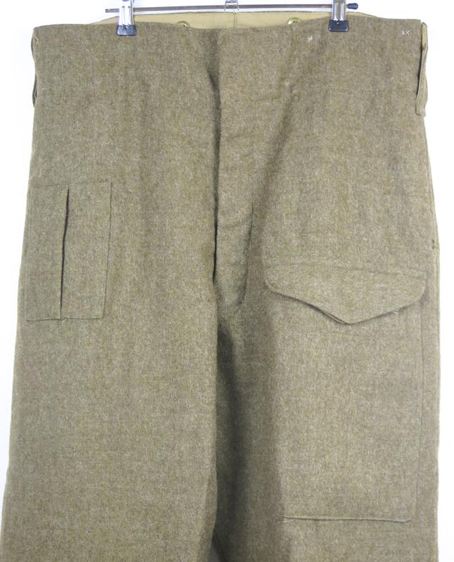 WW2 British Pattern 37 trousers - early pattern