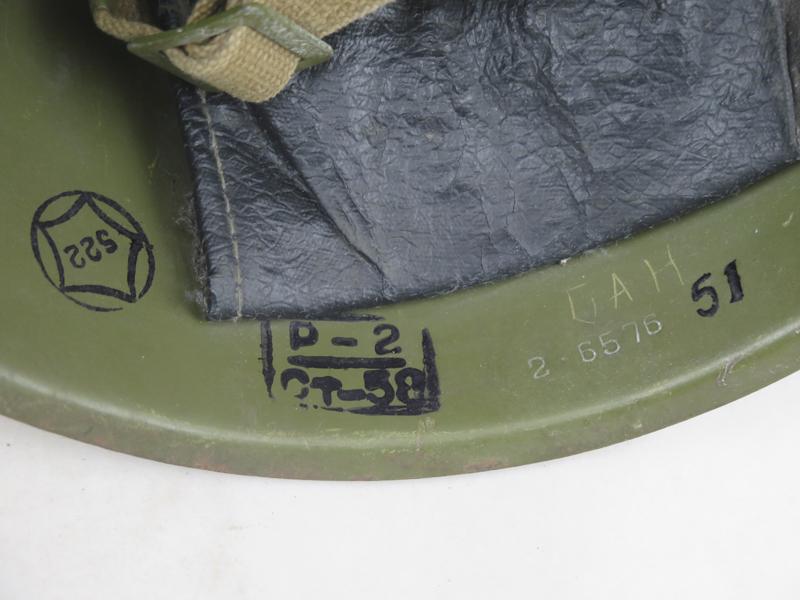 Cold war Soviet Ssh-40 steel helmet - 1958