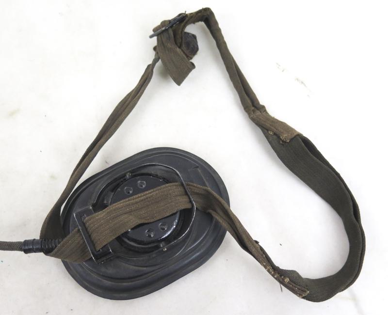 .WW2 German Luftwaffe FLAK artillery head set - 1943