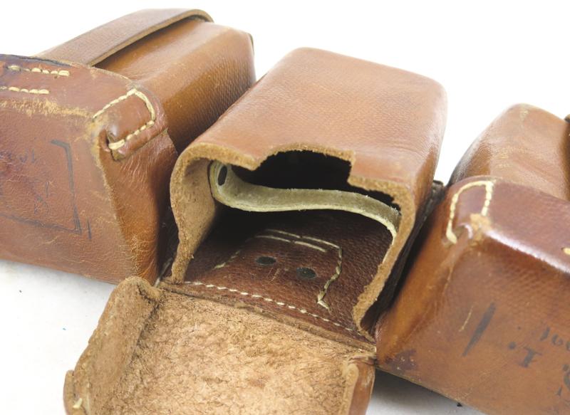 WW1 German M1909 rifle ammo pouch - Finnish Civil guards marked