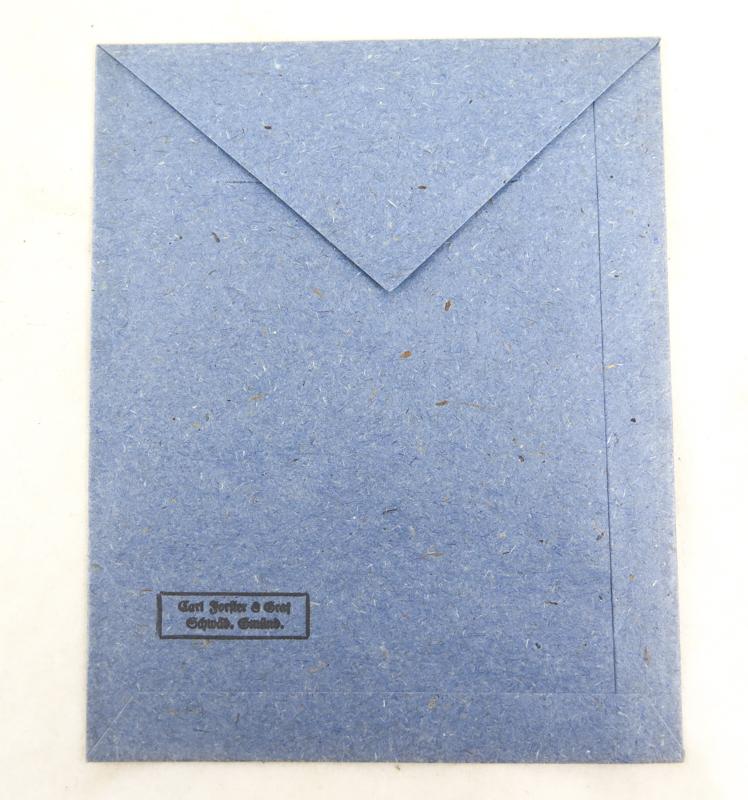WW2 German iron cross 2nd class paper packet with ribbon