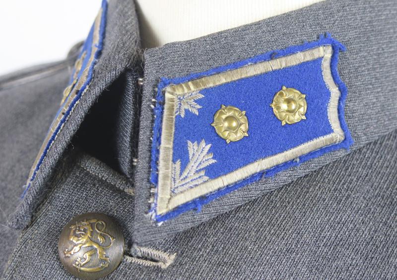 WW2 Finnish army supply lieutenant M36 field jacket