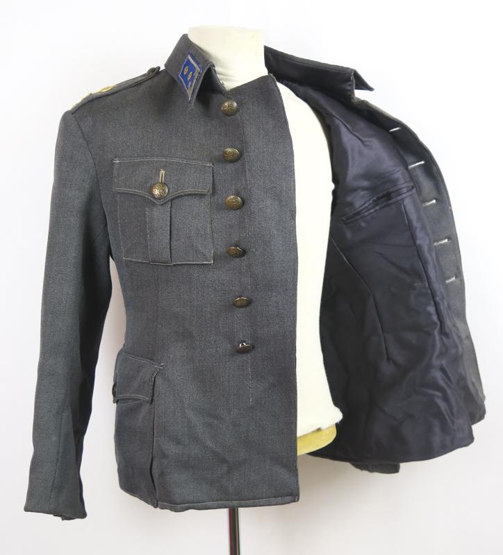 WW2 Finnish army supply lieutenant M36 field jacket