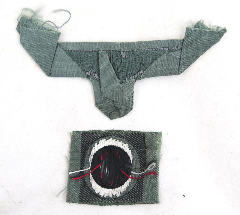 WW2 German Wehrmacht army M1940 cap eagle and national cocade set