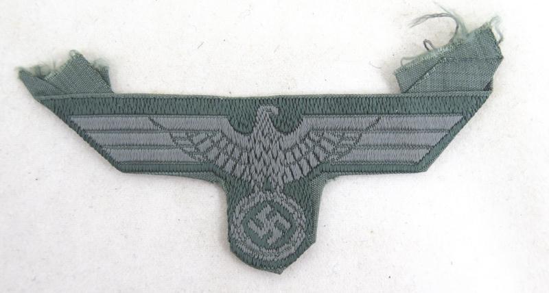 WW2 German Wehrmacht army M1940 cap eagle and national cocade set