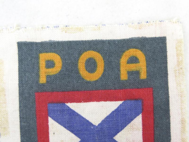 WW2 German Wehrmacht Eastern volunteer arm patch. ROA, Russian volunteer patch