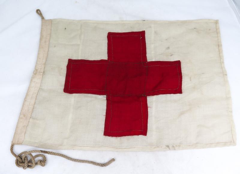 WW2 Finnish medical first-aid station banner