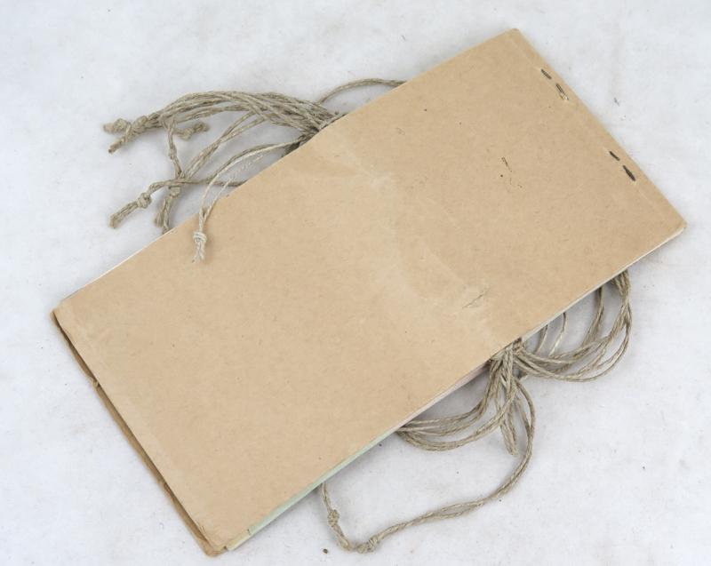 WW2 Finnish patient tag leaflet- early type