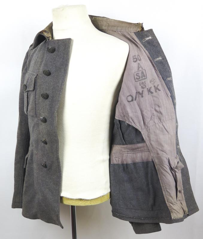WW2 Finnish Pilot M36 field jacket - Named with documents