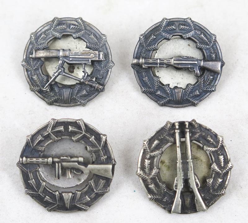 Pre-war Finnish army M/33 marksman badges - set