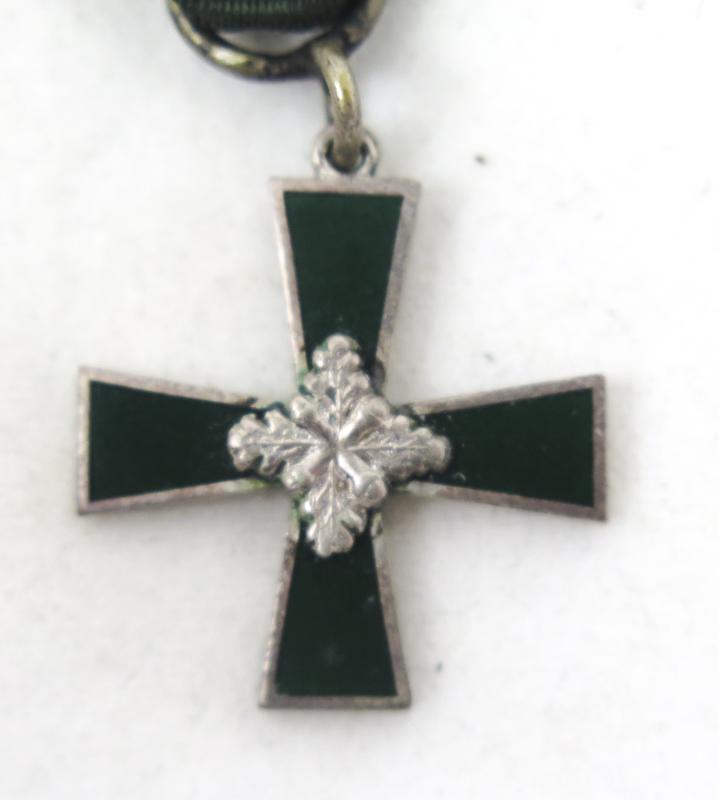 Finnish 1941-44 Campaign cross miniature - 17.division with Hangö clasp