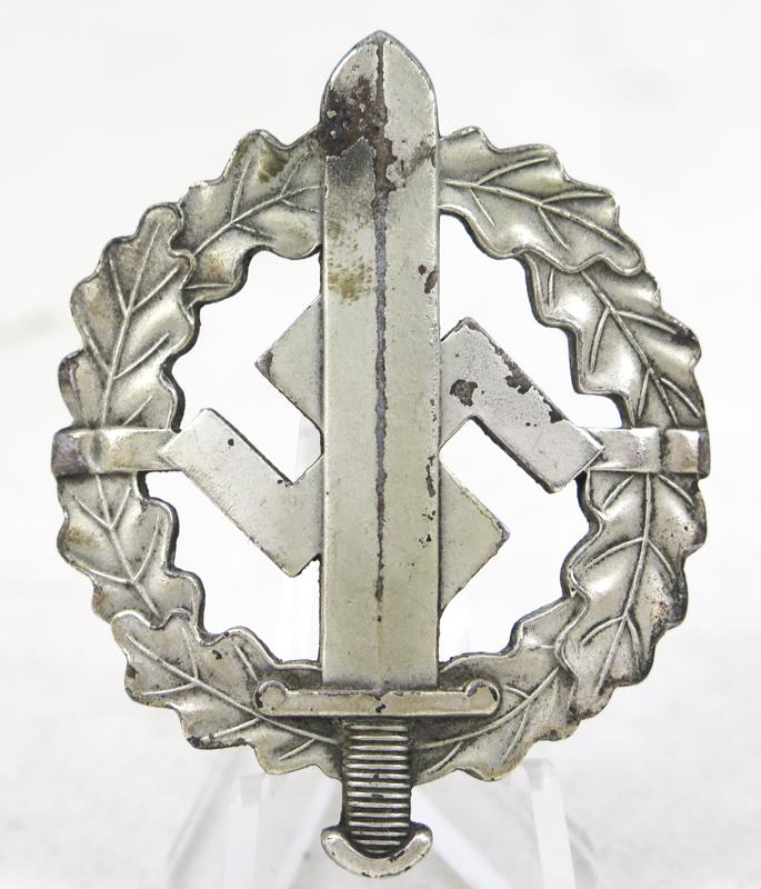 WW2 German SA sport badge silver class - 3rd type
