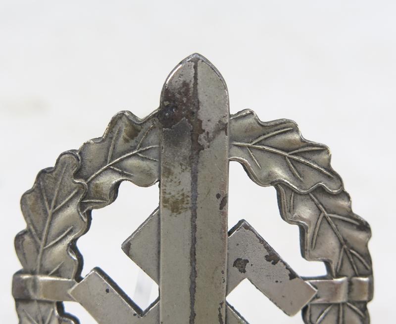 WW2 German SA sport badge silver class - 3rd type