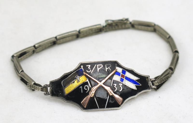 Pre-war Finnish soldier sweet heart commemoration bracelet - PR 1933