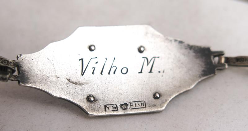 Pre-war Finnish soldier sweet heart commemoration bracelet - PR 1933